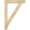 Ekena Millwork Traditional Craftsman Rough Sawn Bracket, Douglas Fir, 4"W x 28"D x 40"H BKT04X28X40TRA04RDF - alternate 3